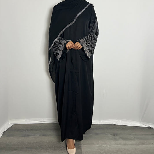 Silver Stone Abaya